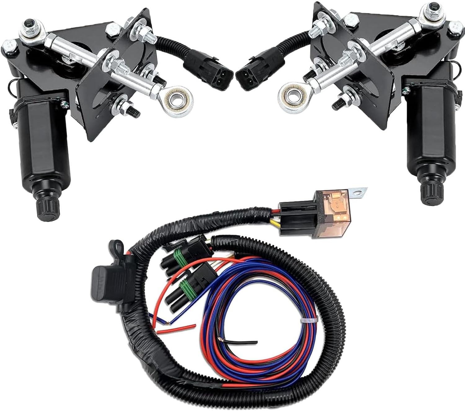 914015 Electric Headlight Motor Conversion Kit 2 PCS Front Left and Right C3 Corvette Headlamp Compatible with Chevrolet Corvette C3 1968-1982 4-Pins