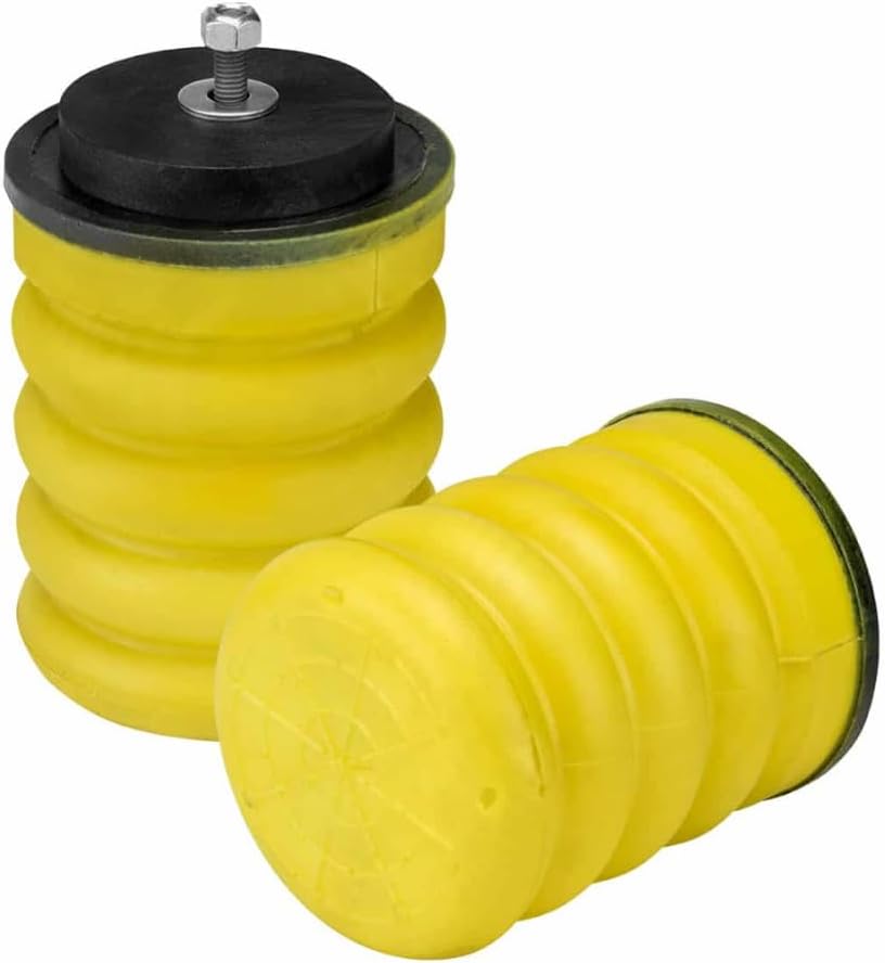 SuperSprings SSR-290-54 Left and Right Rear Yellow SumoSprings fits 1993 1999 P30 P32 4x2 | Reduces Rear End Sag, Decreases Vibration & Stabilizes Sway