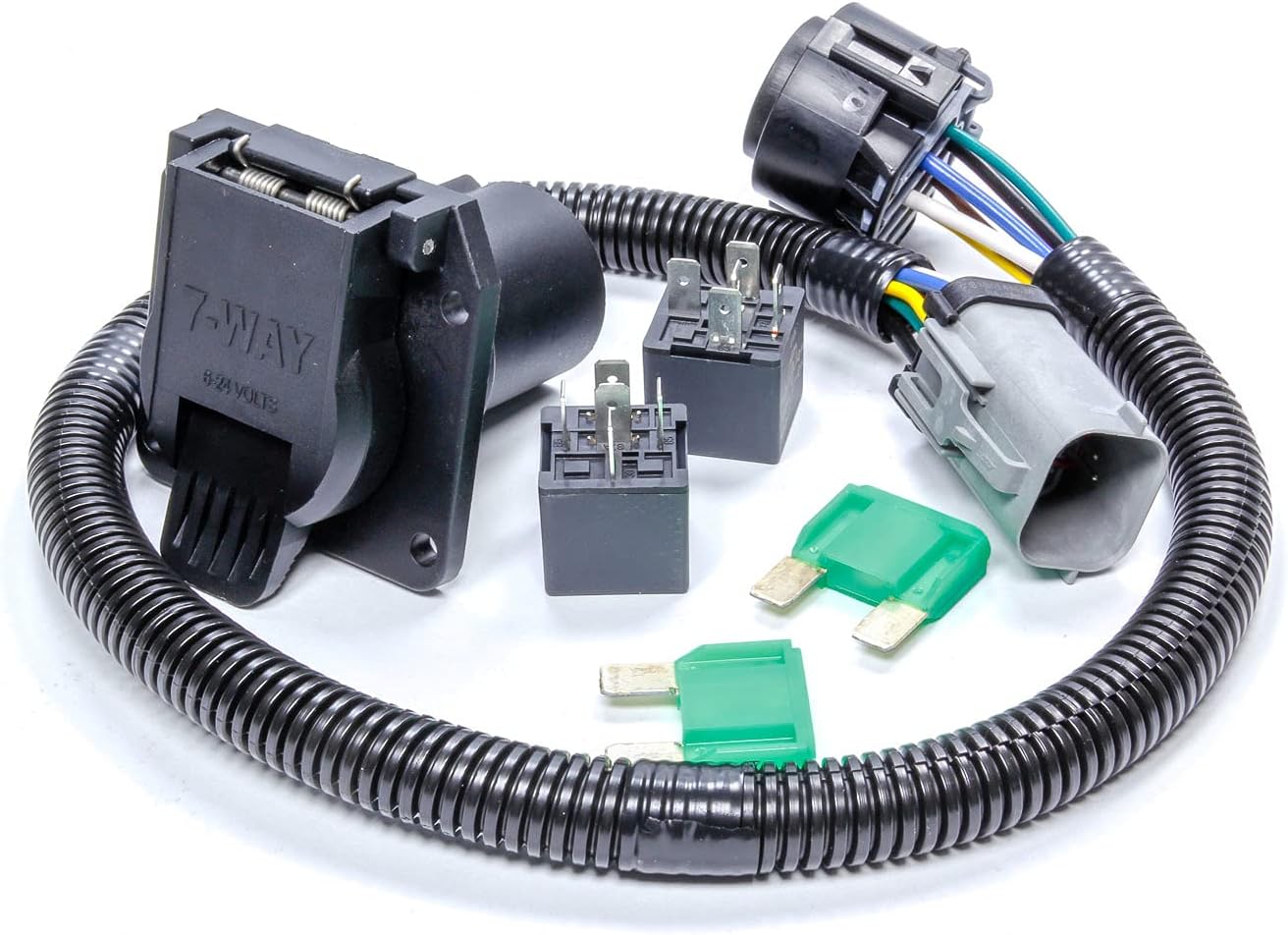 Tekonsha 118243 Tow Harness 7-Way fits 1999 2001 F250 F350 F450 F550 SuperDuty | Easy Installation, Superior Functionality, Plug & Play Connectors, No Cutting or Splicing