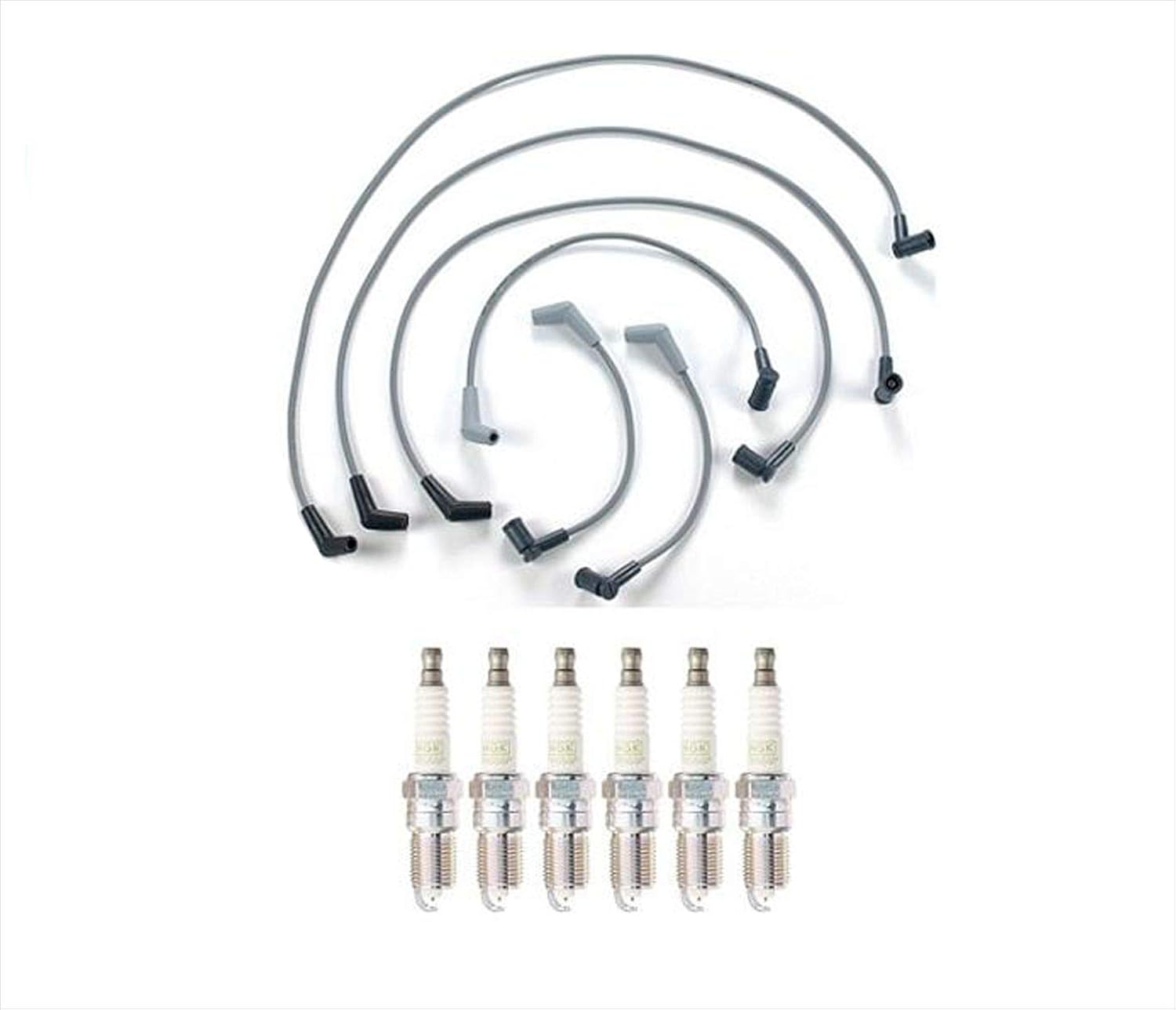 Ignition Spark Plug Wire Set W/NGK Plugs for 2001 2002 2003 Ford Windstar Van