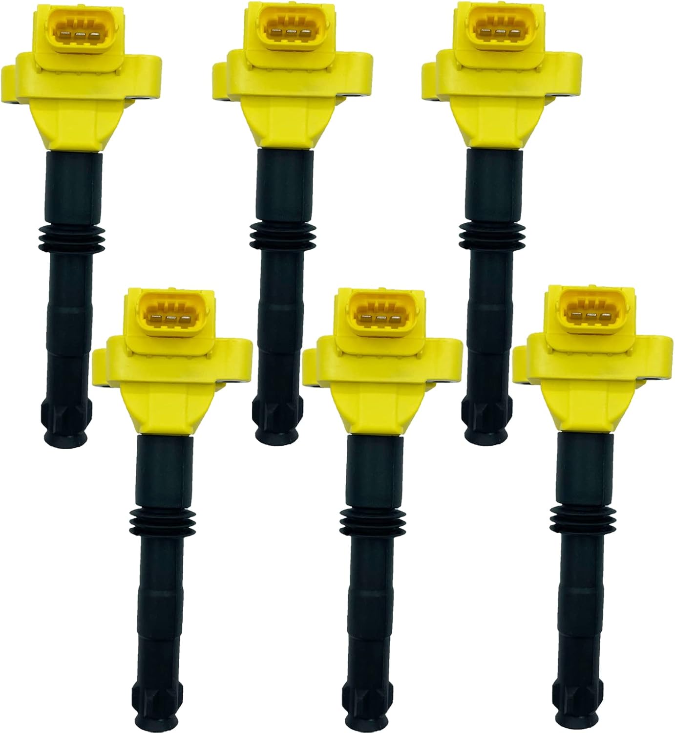 HIGH PERFOMANCE IGNITION COIL 99760210700 UF-346 UF346 C1359 0986221016 H1523B-Y SET OF 6 COMPATIBLE WITH Porsche 911 BOXTER 2.5 2.7 3.4 H6 M96 996 986