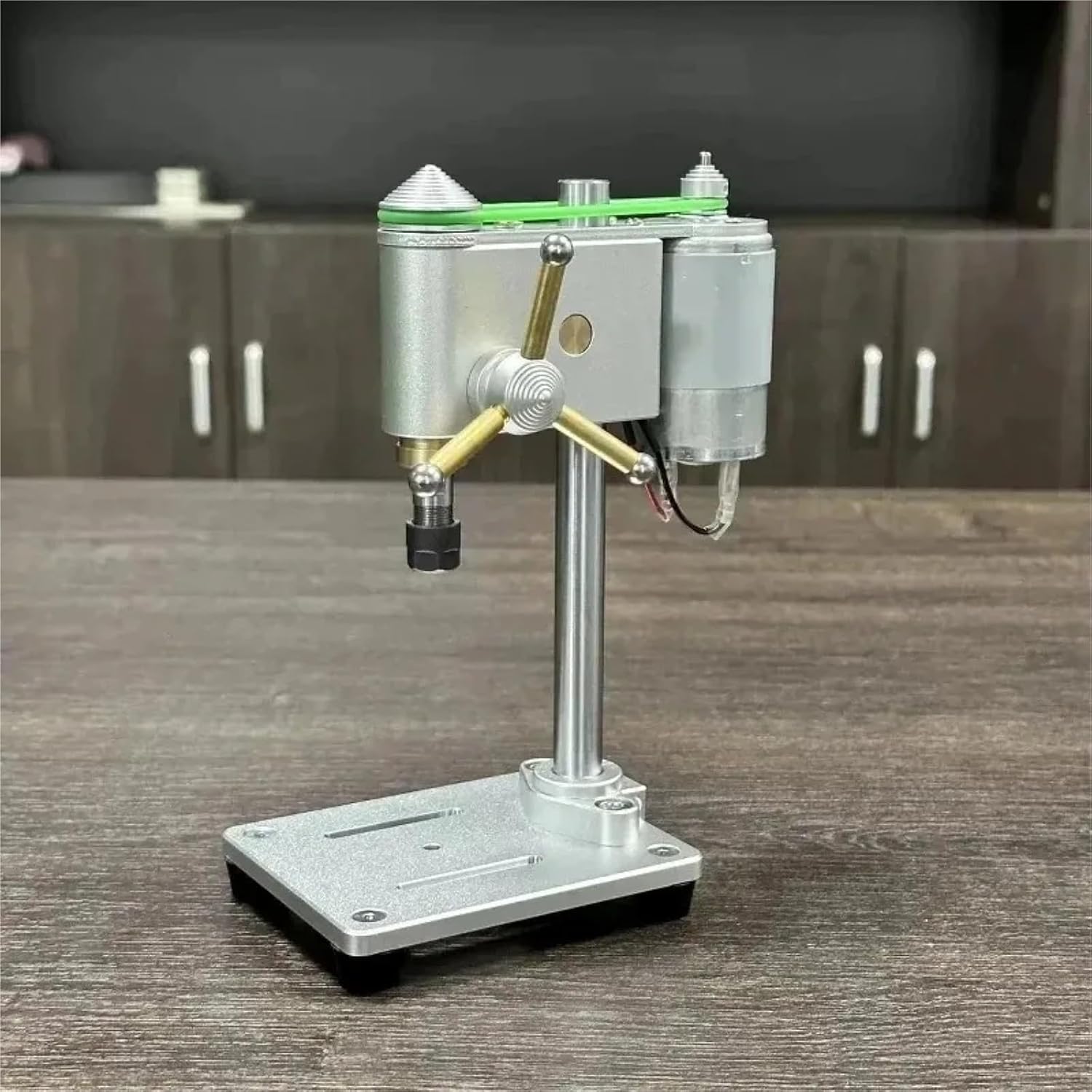 1PCS Metal Bench Drill Repair Watch Precision Bench Drill DIY High Precision Punching Machine Repair Tool(With triangular chuc)