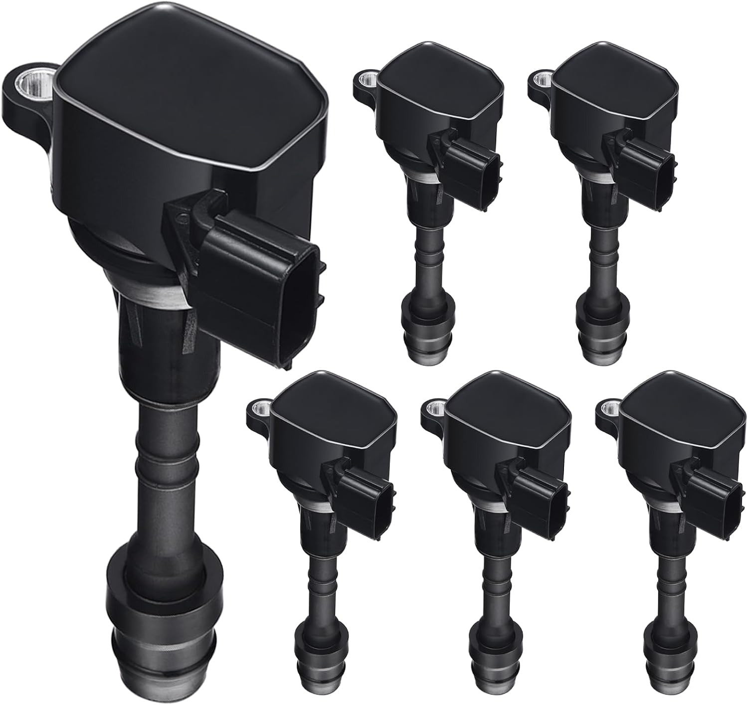 Set of 6 UF550 Ignition Coil Pack and 1406 Spark Plugs Compatible with Nissan Altima Maxima Murano Pathfinde 350Z Quest G35 EX35 FX35 JX35 M35 QX60 Q50 G25 M35h Q70 3.5 3.5L V6 C1670