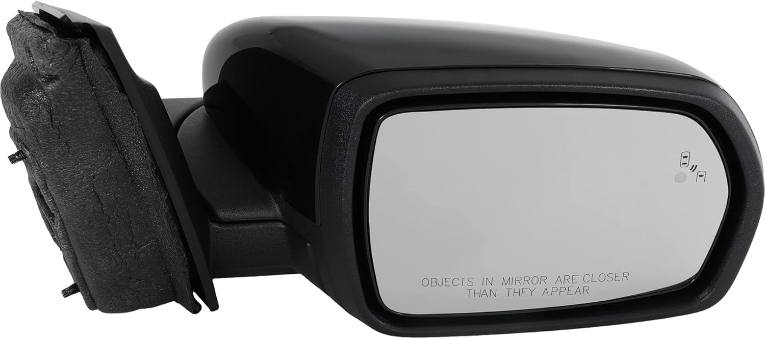 Kool Vue Side Mirror Replacement Power Heated For Ford Edge 2015-2023 Signal Light, Blind Spot Monitor, Memory & Puddle Lamp, Automotive Exterior Accessories, Paintable From Jan 18 2017 & May 3 2018