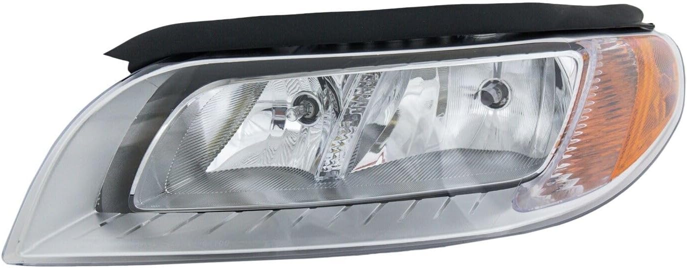 FITRITE AUTO PARTS New Front Left Driver Side Halogen Head Light Assembly For 2008-2011 Volvo XC70 V70, 08-11 Volvo S80 VO2502123 31214355