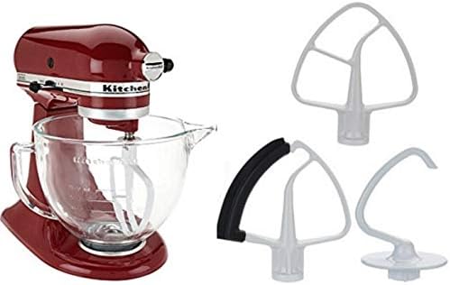 KitchenAid 5-Quart Stand Mixer Glass Bowl Candy Apple Red