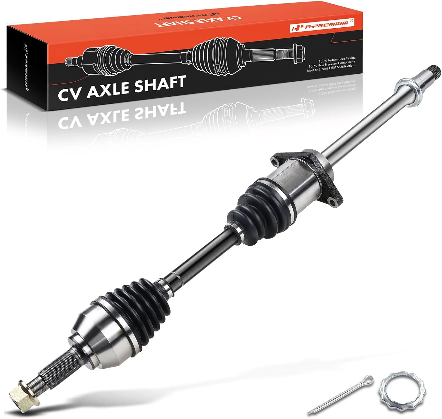 A-Premium CV Axle Shaft Assembly Compatible with Nissan Altima 2007 2008 2009 2010 2011 Hybrid L4 2.5L FULL HYBRID EV-GAS (FHEV), Front Right Passenger Side