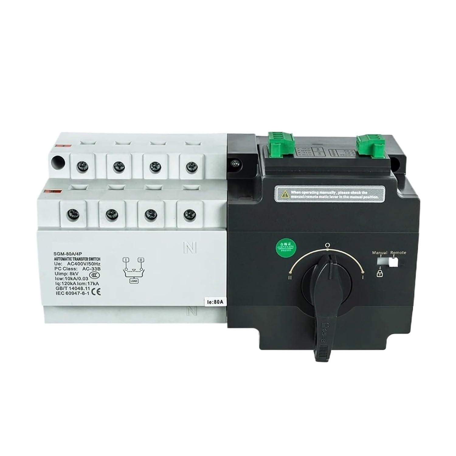 SGM-80A 63A 80A 125A 250A 4P SGM Genset Type ATS Dual Power Automatic Transfer Switch Compatible Generator Controller(SGM-250A 4P)