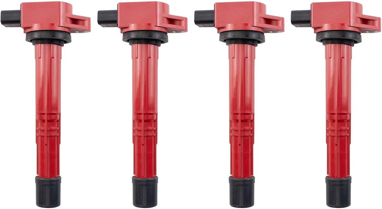 Ignition Coil Set 4 Piece High Temperature Epoxy Compatible with 2002-2006 Acura RSX 03-07 Honda Accord 02-11 Civic 02-09 CR-V 03-11 Element 04-05 S2000