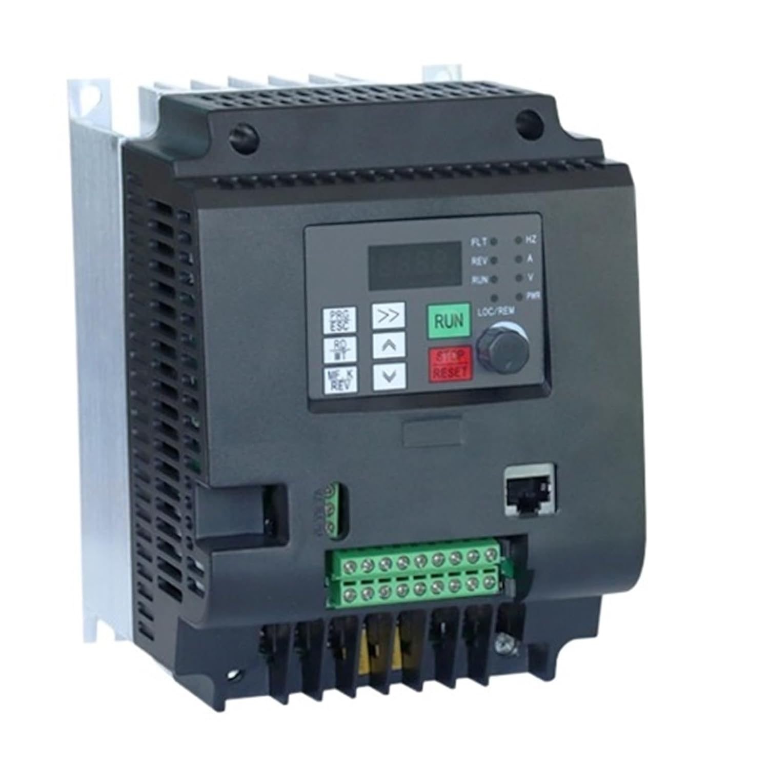1Pcs 220V to 220V 380V 4KW 5.5KW AC 7.5KW/11KW Variable Frequency Drive 3 Phase Speed Controller Inverter Motor VFD Inverter(11kw-15HP,Three-Phase 380V)