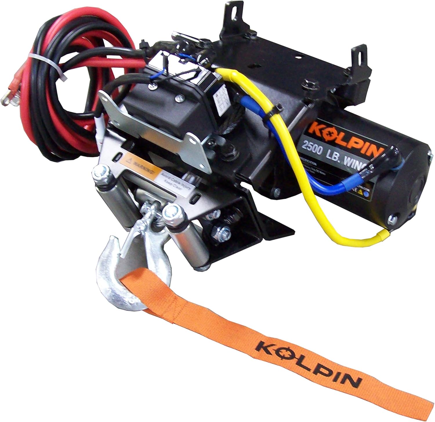 HONDA庐 ATV KOLPIN QUICK-MOUNT WINCH 2500 LB STEEL CABLE
