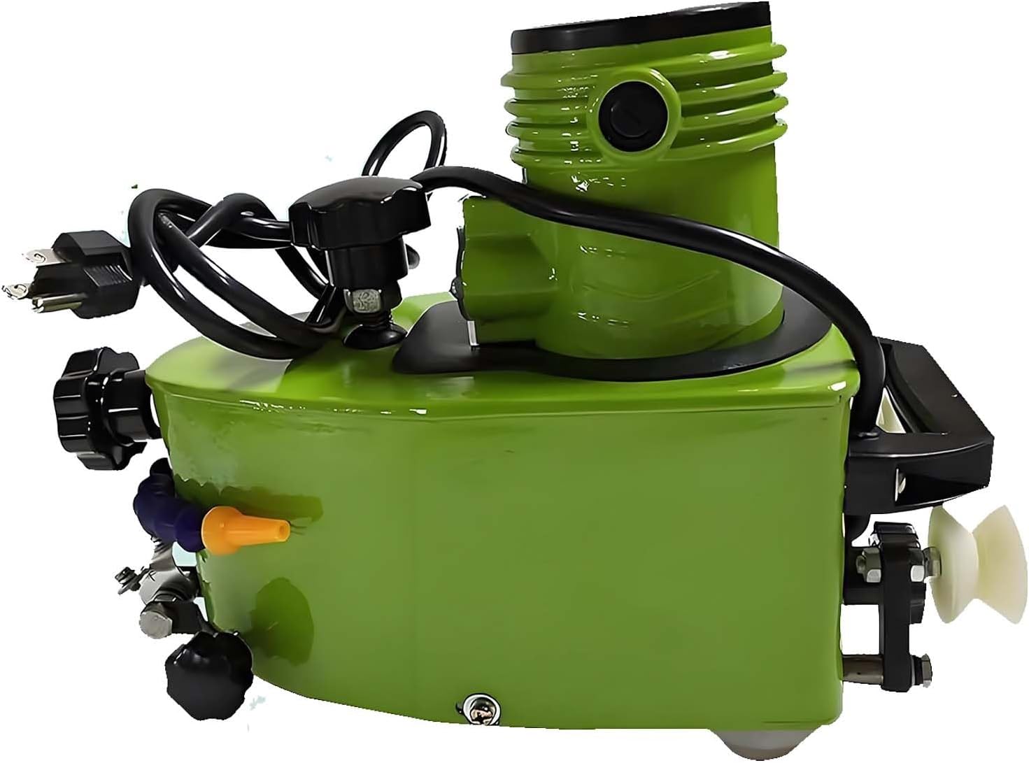 Electric Glass Grinder, 850W Handheld Polishing Machine with 8000RPM Speed, With 10 Diamond Wheels, for DIY Glass Art, Beveling & Corner Rounding, Stainless Steel Body(Green)