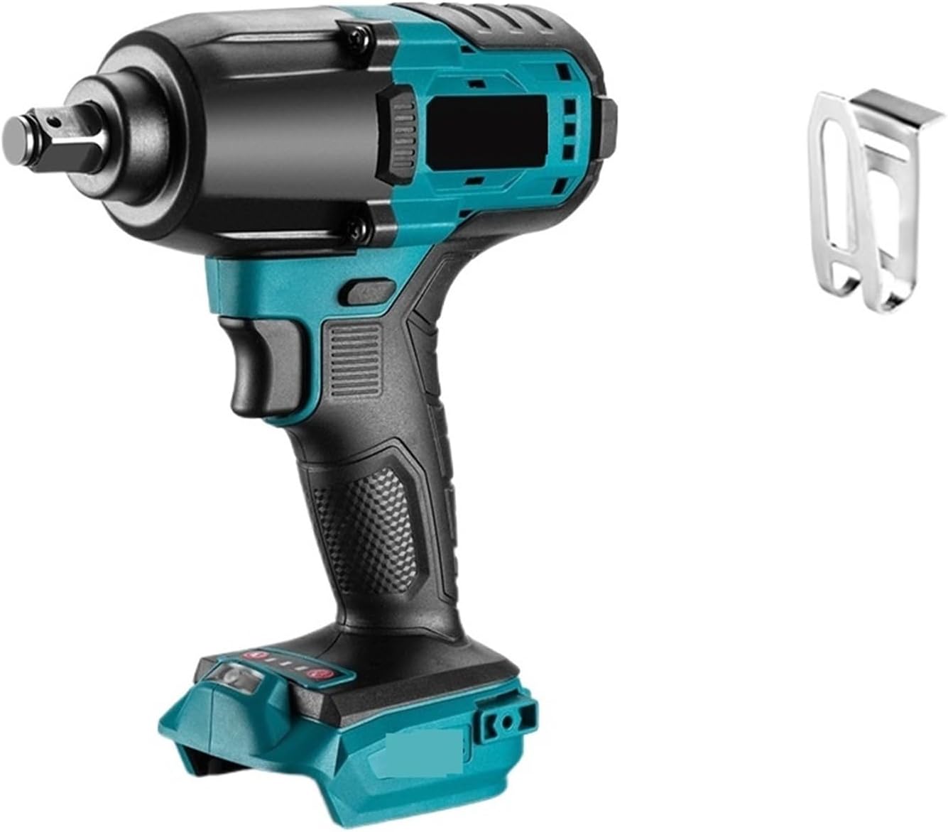 Impact Driver 1200N.m Brushless Electric Impact Wrench 1/2 Inch Cordless Rechargeable Screwdriver Power Tools for 18V Battery(2 Batteryset a)
