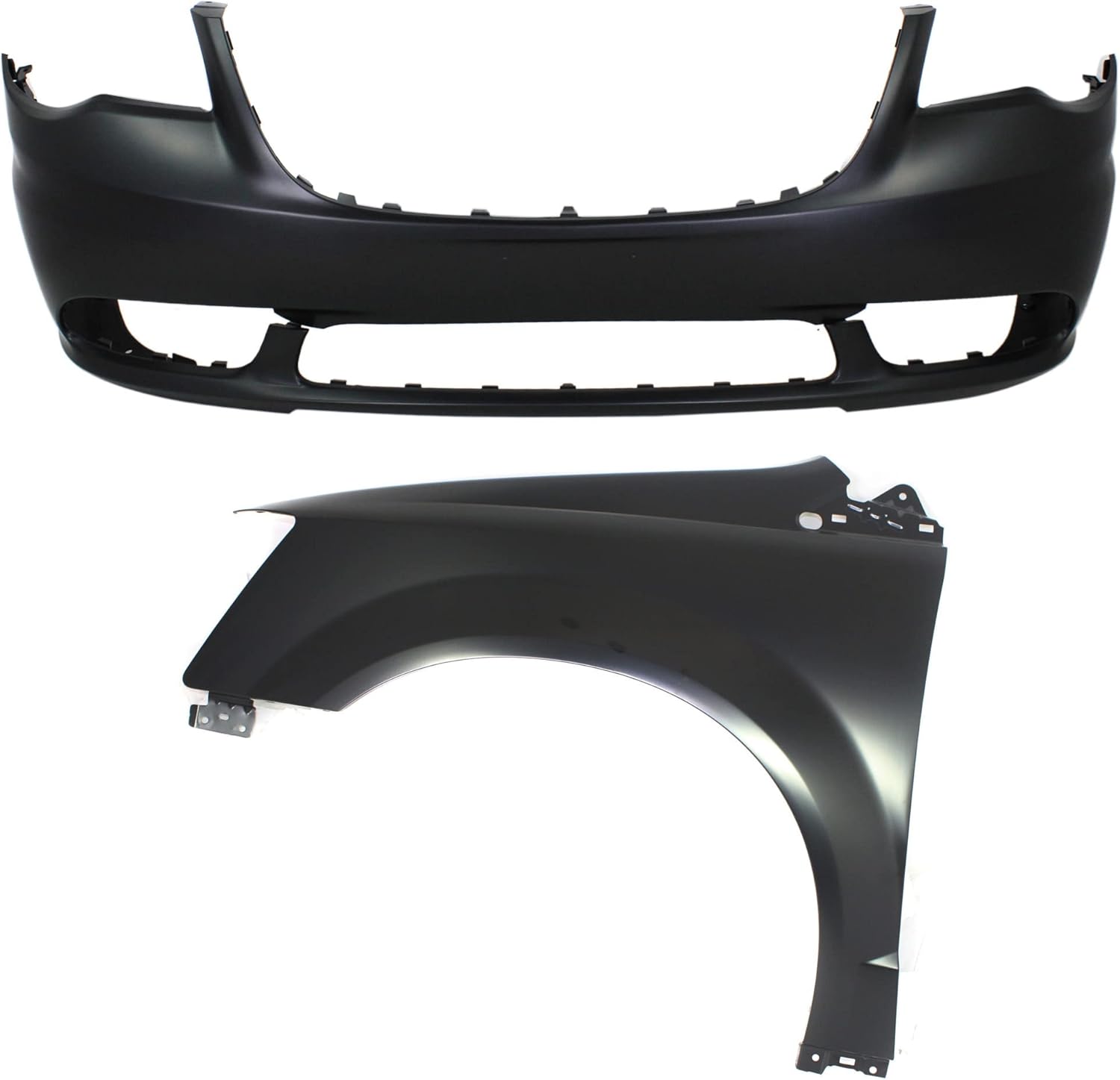 Garage-Pro Front Fender Kit For Chrysler Town & Country 2011-2016 Models Without Side Repeater Light, Primed Front Driver Side, Automotive CAPA