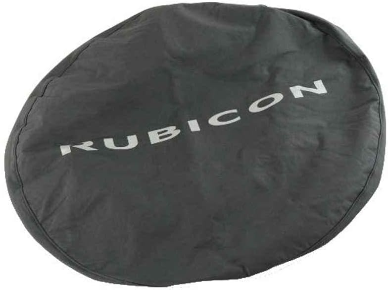 Genuine Jeep Accessories 82212429 Cloth Spare Tire Cover with Rubicon Logo