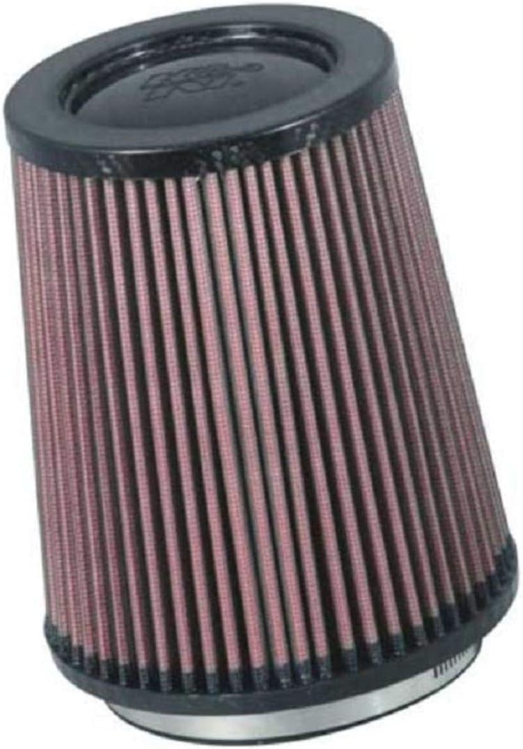 K&N High-Flow Original Lifetime Universal Air Filter - Carbon Fiber Top: High Performance, Premium: Flange Diameter: 4.25 In, Filter Height: 6.75 In, Flange Length: 0.625 In, Shape: Round, RP-5167