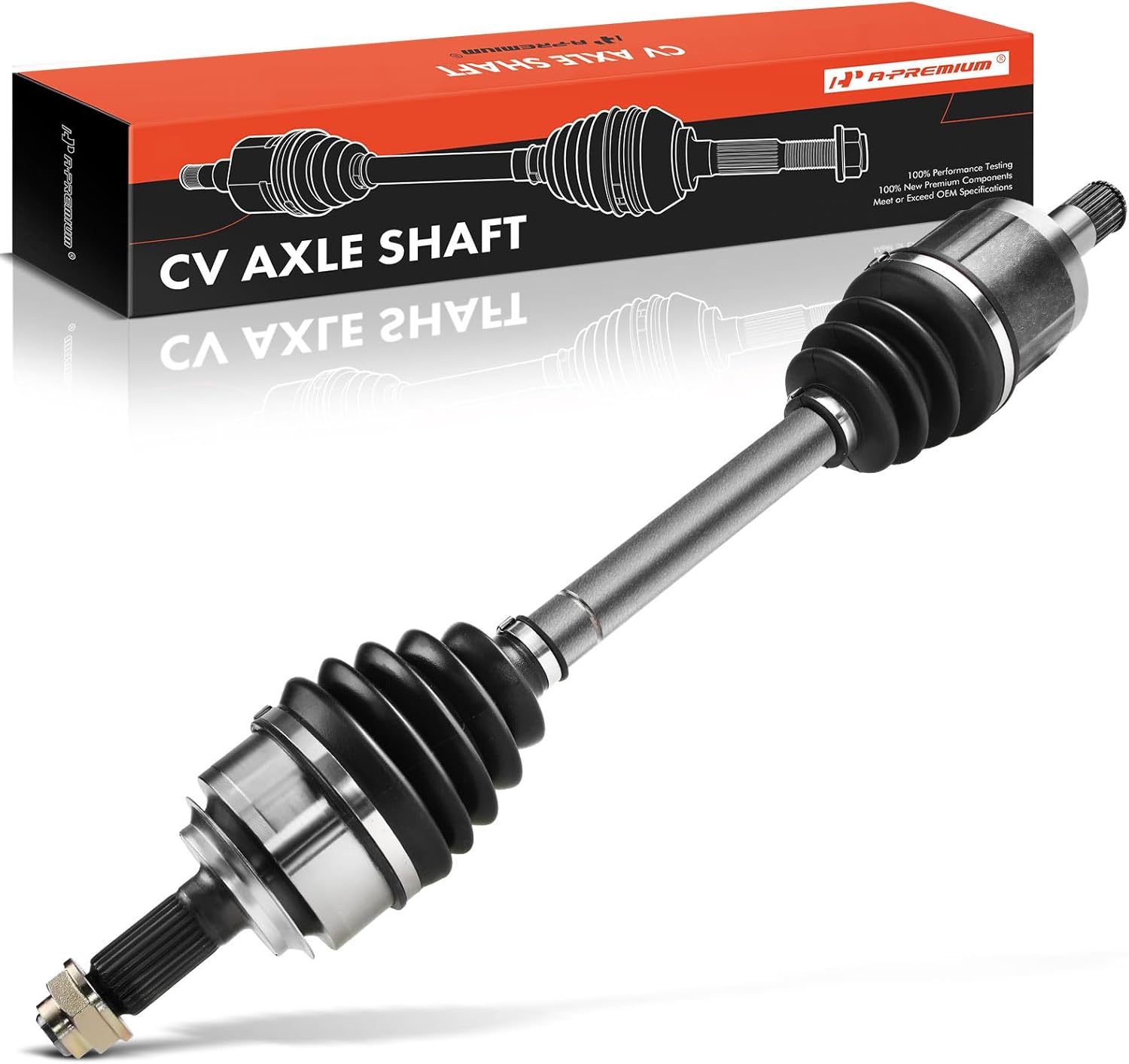 A-Premium Pair (2) Front CV Axle Shaft Assembly Compatible with Honda Civic DX EX EX-L LX LX-S 2006-2011, 1.8L Gas, Manual Transmission Only, Driver and Passenger Side