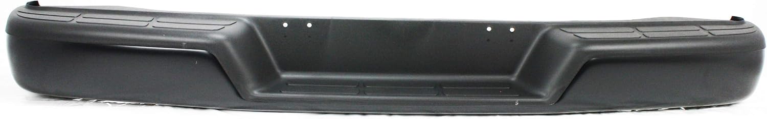Evan Fischer Step Bumper Compatible With 1996-2014 Chevrolet Express 1500, Fits 1996-2014 GMC Savana 1500 Powdercoated Black Steel