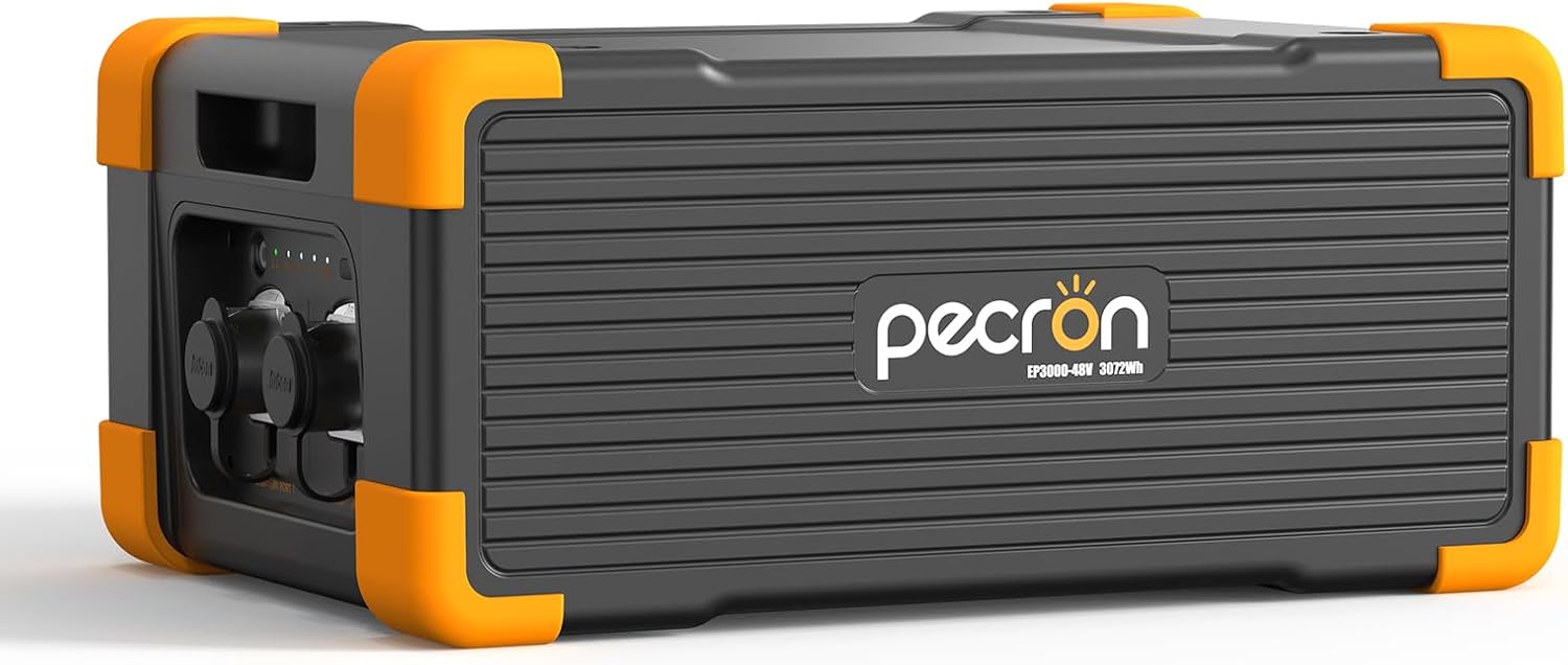 pecron Extra Battery 3072Wh, Expand Capacity for E3600LFP/E1500LFP/E1000LFP Portable Power Station, LiFePO4 Backup Battery