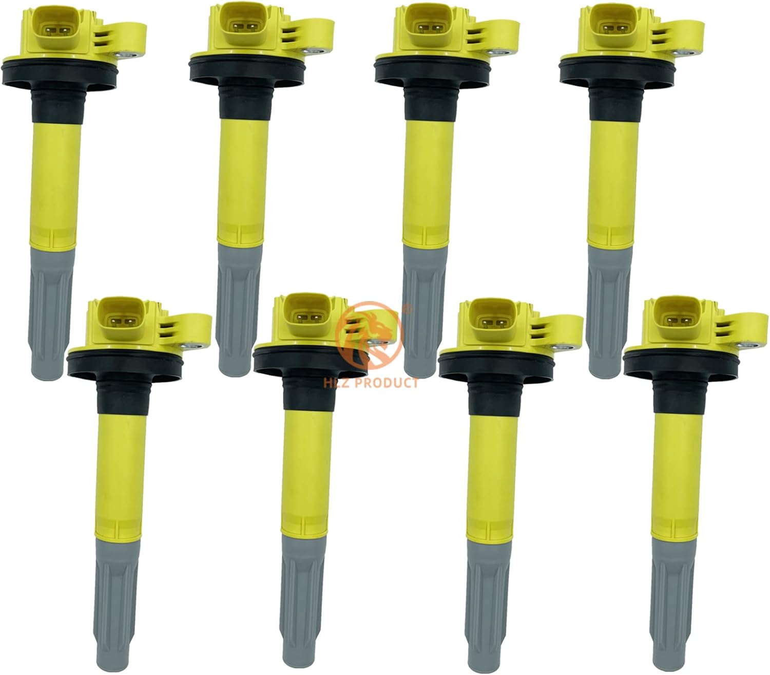 Set of 8 HIGH PERFORMANCE Ignition Coil Pack Compatible with Ford F-150 F150 Mustang V8 5.0L Replacement for C1802 UF622 UF-622 DG542 BR3Z12029A BR3E-12A375-AA BR3Z-12029-A BR3E12A375AA