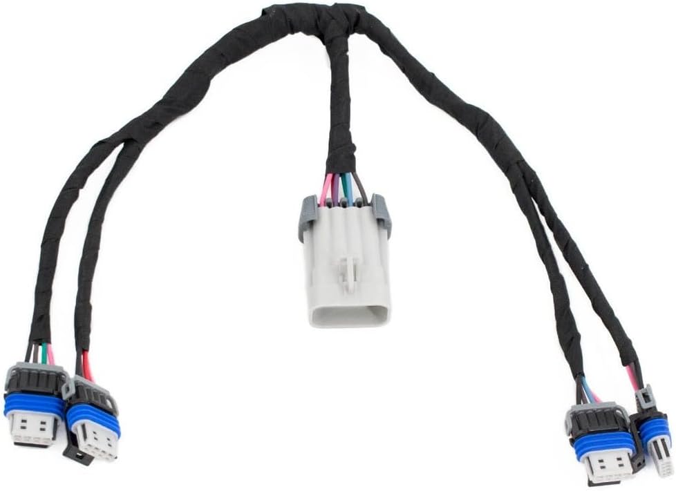 Michigan Motorsports BP Automotive Coil Pack Harness Pair for BTR LS Valve Covers, LS2/LS3 Style D510C and D514A Coils, Made in USA, OE Standards, Aptiv Connectors, PVC Insulation