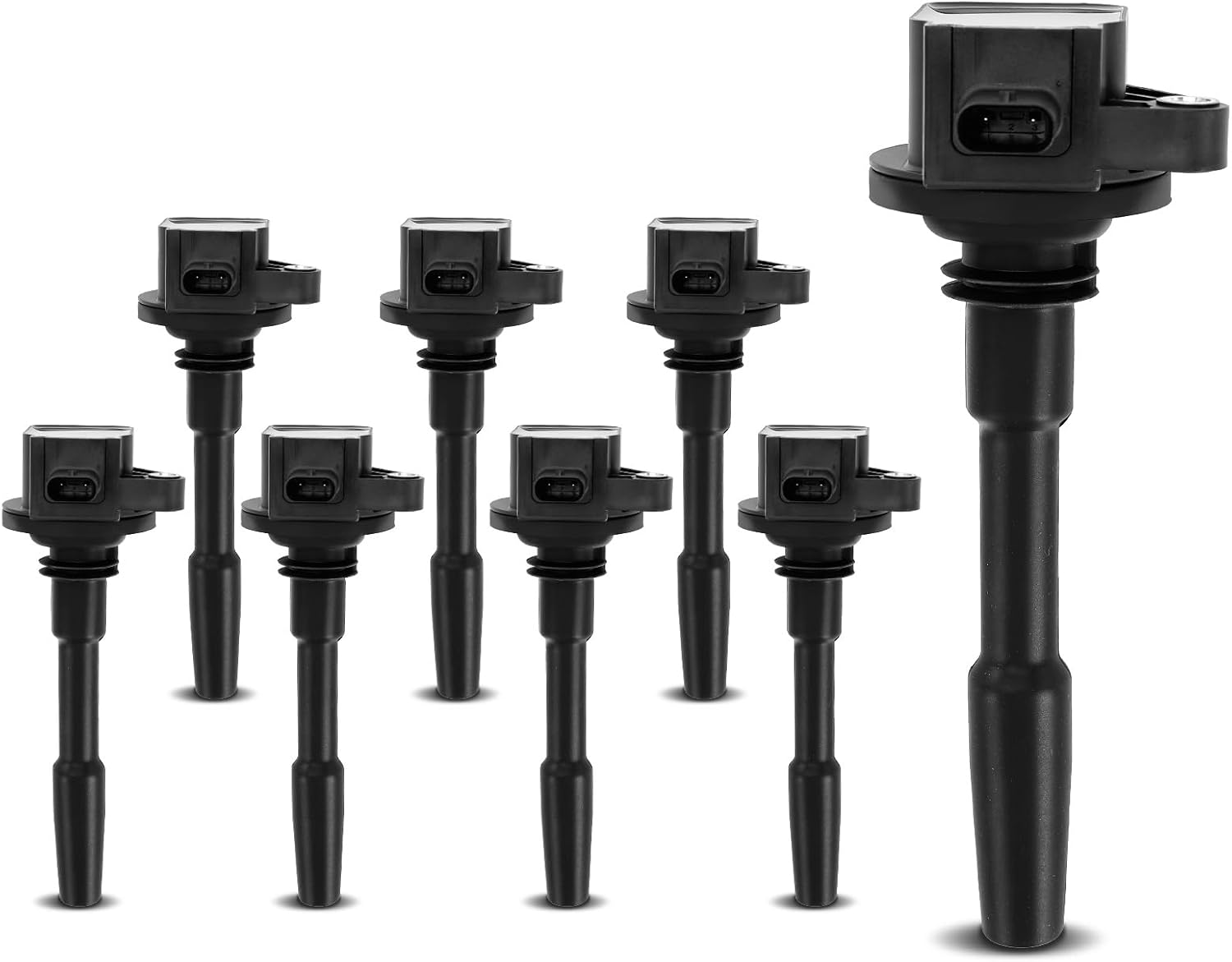 A-Premium Engine Ignition Coil Pack Compatible with Ford Mustang 2020 2021 2022, 5.2L, 8-PC Set