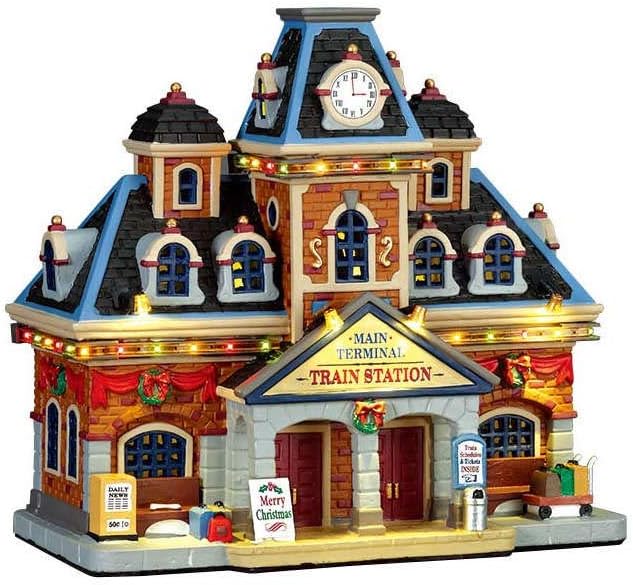 Lemax Village Collection, Main Terminal Train Station #75194