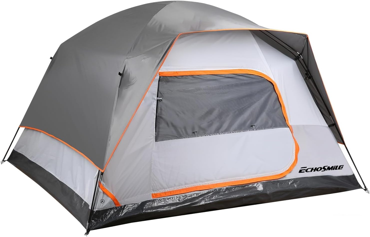 EchoSmile 2/4 Person Camping Tent, Lightweight Dome Family Tent with Rainfly, Easy Setup, Waterproof & Windproof Outdoor Shelter for Group Hiking, Backpacking, 3-Season Use