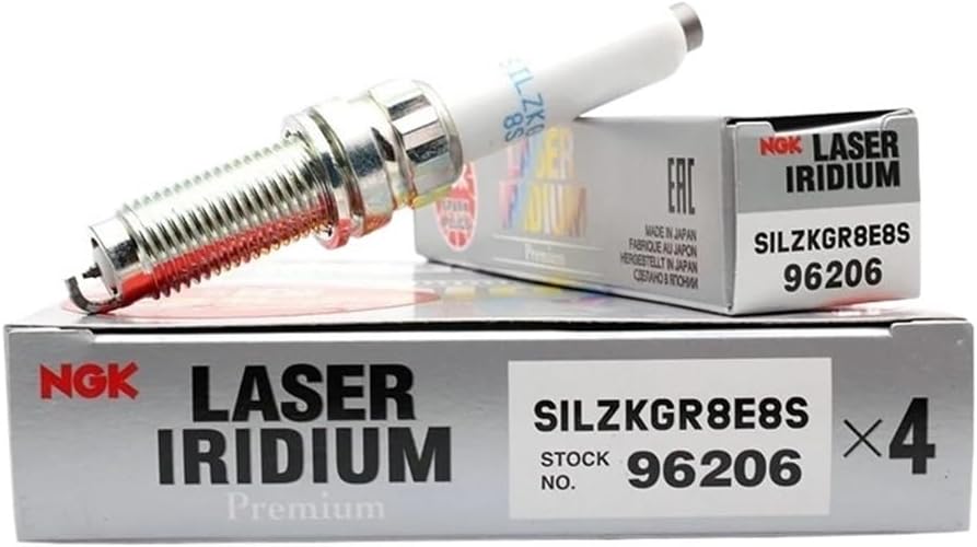 NGK Iridium Platinum Spark Plug SILZKGR8E8S 96206 Is Suitable Compatible For BMW MINI CooperOne OE 12120046646(4PCS)