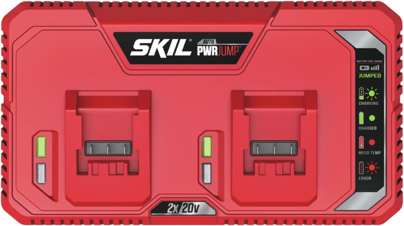 SKIL 20V PWR CORE 20 Dual Port Auto PWR Jump Charger-QC5359B-02