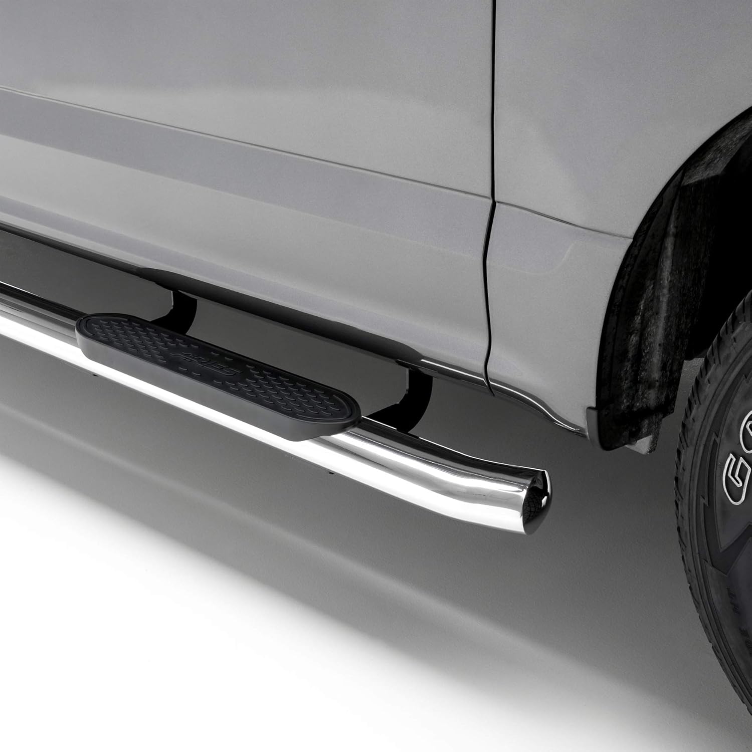 ARIES S224031-2 4-Inch Oval Polished Stainless Steel Nerf Bars, Select Chevrolet Traverse, GMC Acadia