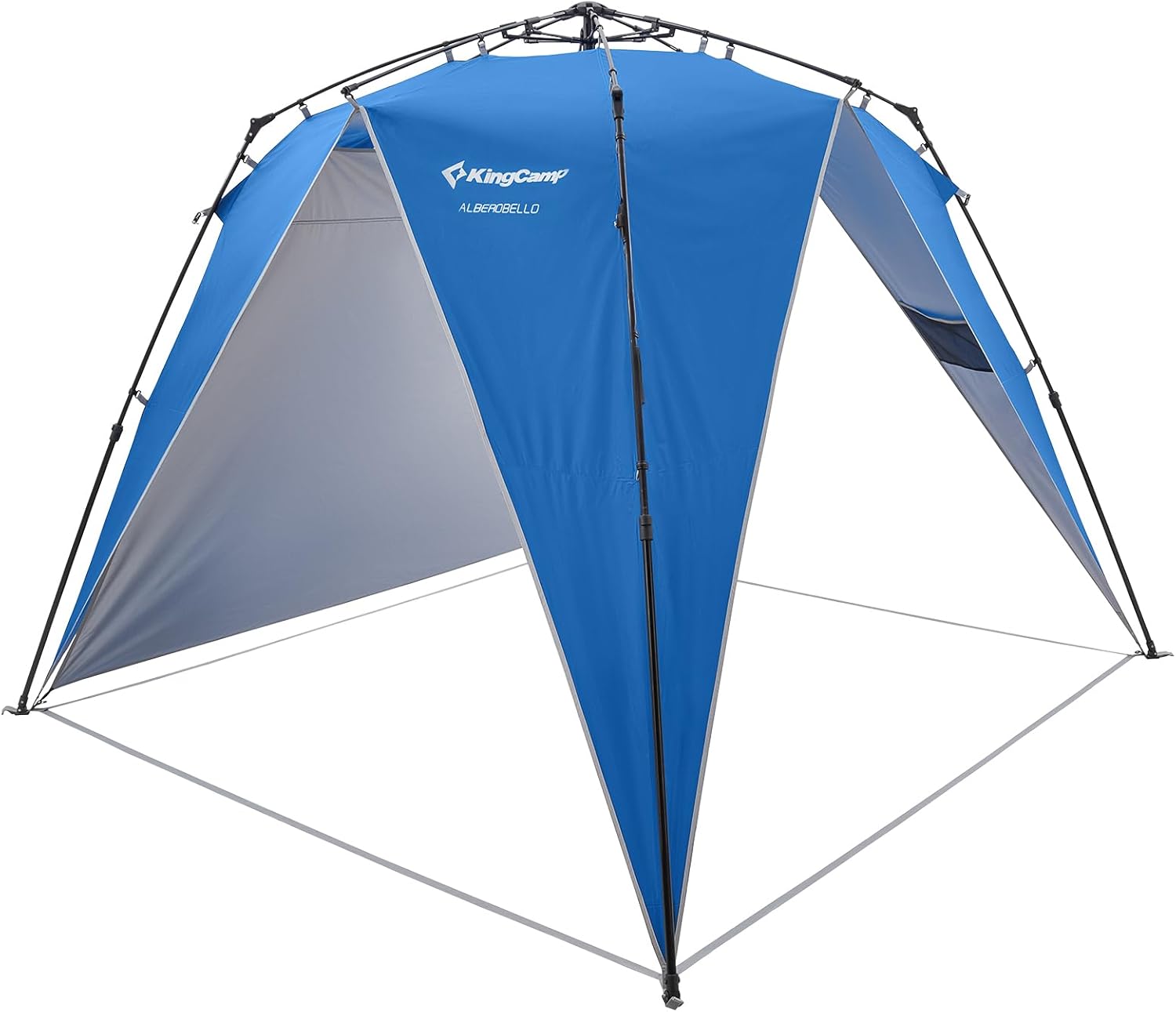KingCamp Pop Up Canopy, Beach Tent for 6-8 Person 7.9' x 7.9' Outdoor Sun Shade with Detachable Sunshade for Camping, Beach, Garden & Backyard