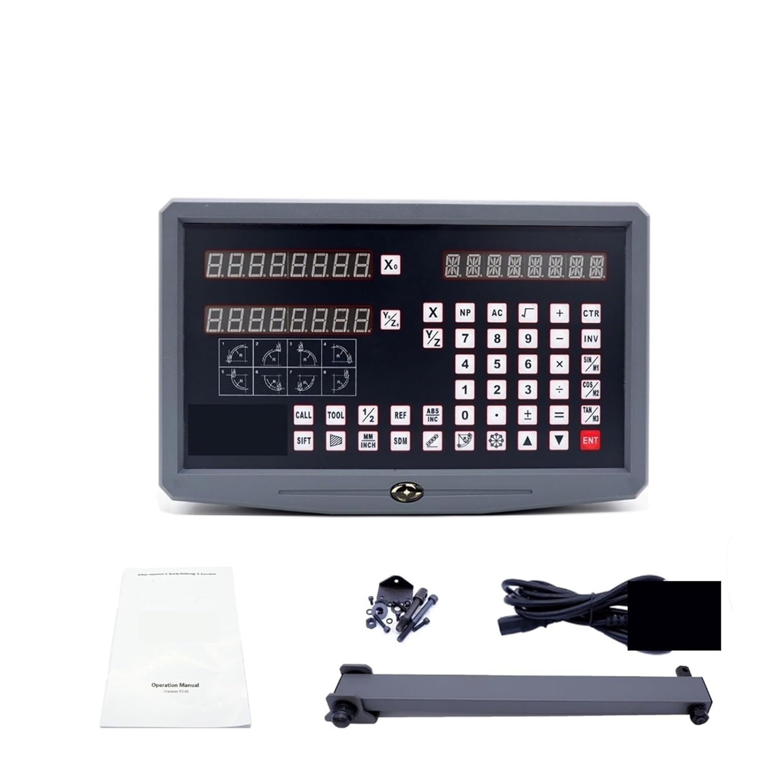 SNS-2V 2 Axis Lathe Milling Machine Digital Readout TTL for Linear Scale Ruler Encoder Practical and Reliable