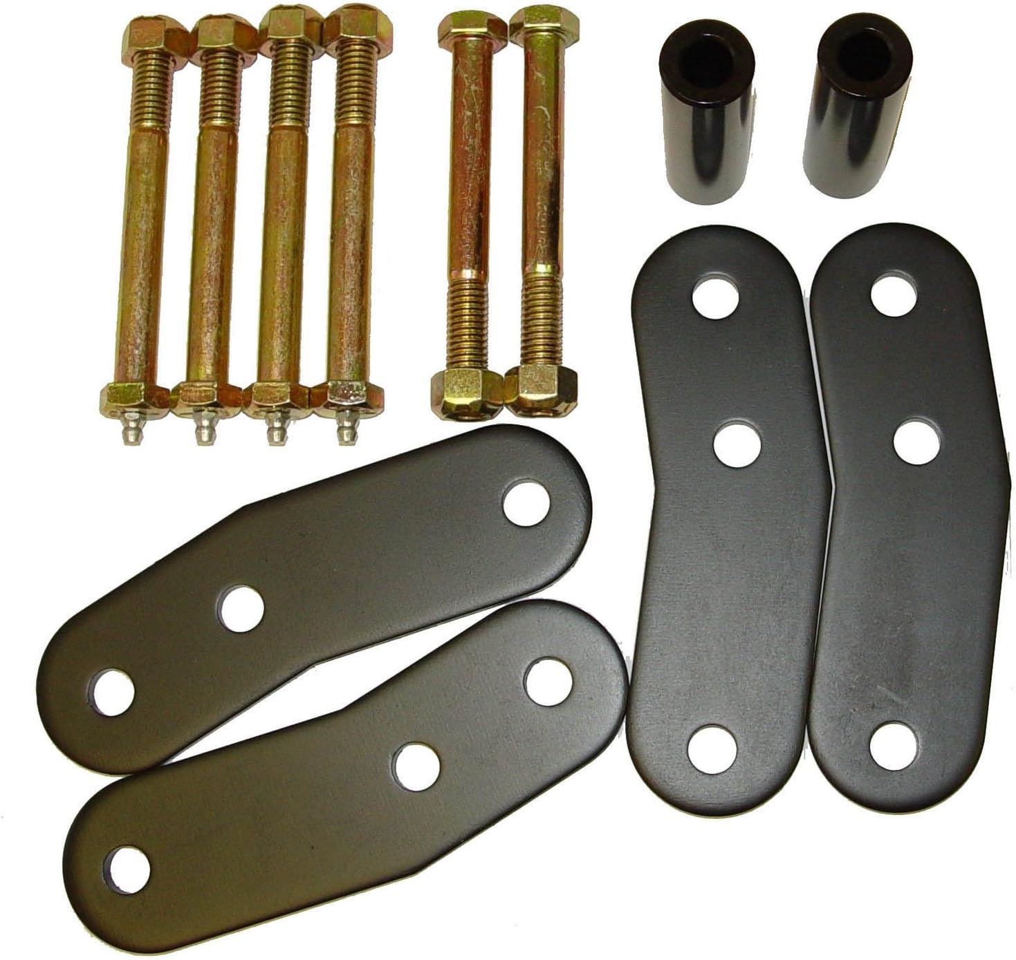 Rugged Ridge | Suspension Leaf Spring Shackle Kit, Rear, 1 Inch Lift, HD | 18265.18 | Fits 1987-1995 Jeep Wrangler YJ