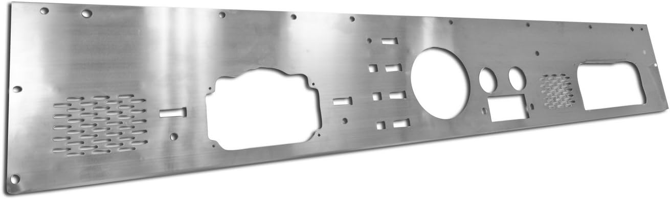 Rugged Ridge | Dash Panel, Pre-Cut Holes, Stainless Steel | 11144.12 | Fits 1976-1986 Jeep CJ