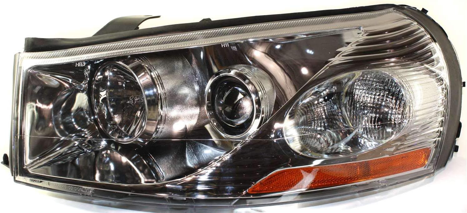 Garage-Pro Driver and Passenger Side Headlight for Saturn L200 Base 2003 Also Fits LW200 Halogen With bulb(s) Replaces# 22720600-PFM 22720601-PFM