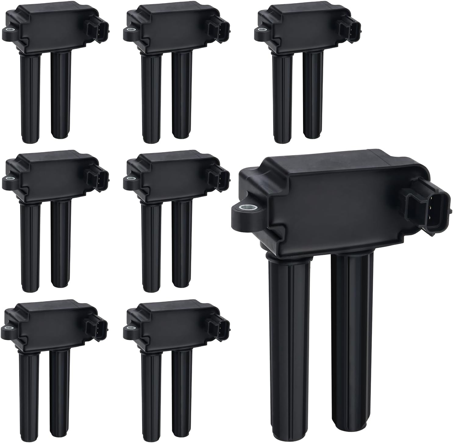 UF504 Ignition Coil Packs For 05-15 Chrysler 300 Aspen/Dodge Challenger Charger Durango Magnum Ram 1500 2500 3500/Jeep Grand Cherokee V8 5.7L 6.4L Replaces#52-1828 GN10352