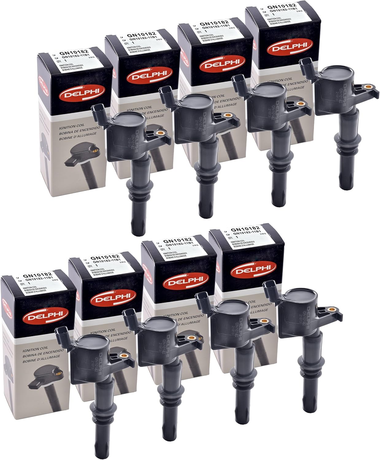 New Set of 8 Delphi Ignition Coil GN10182