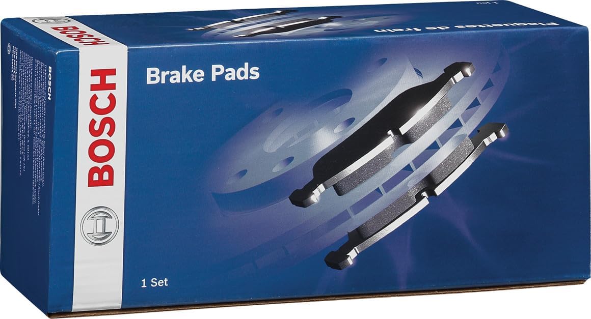 BOSCH BE1897 Blue Ceramic Disc Brake Pad Set - Compatible with Select Audi A4, A4 allroad, A4 Quattro, A5 Quattro, A5 Sportback, Audi A6 Quattro, Audi Q5; FRONT