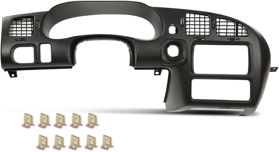G-PLUS Dash Bezel Radio Surround Cluster Trim Compatible with Chevy Monte Carlo 2000-2005 Black