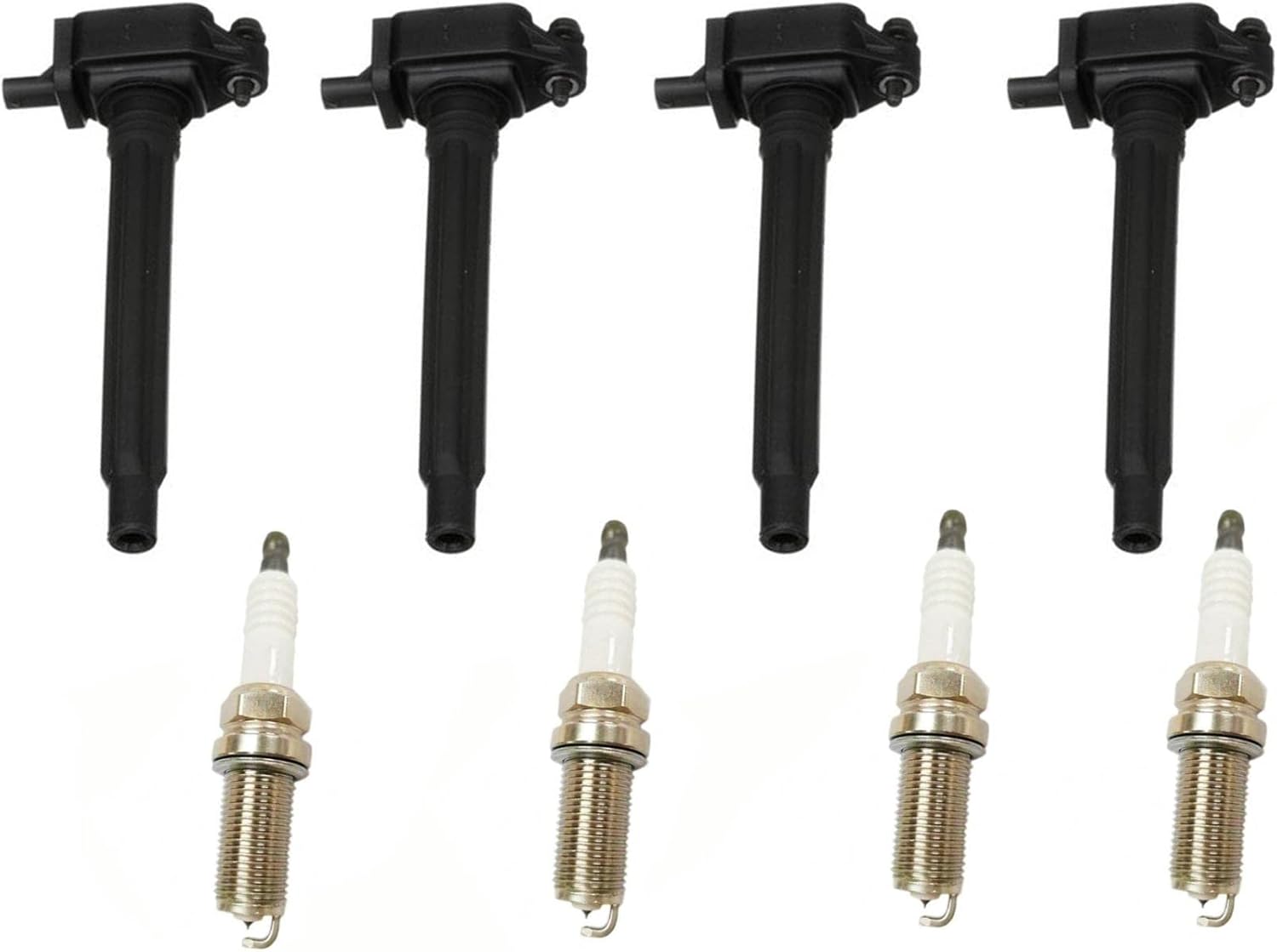 4 Direct Ignition Coil & Spark Plugs Replacement Parts For 2015-2021 Jeep Renegade 2.4L