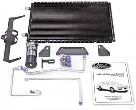 Vintage Air 021190 Horizontal SuperFlow Condenser Kit 1967-1968 Camaro 22 x 14 i