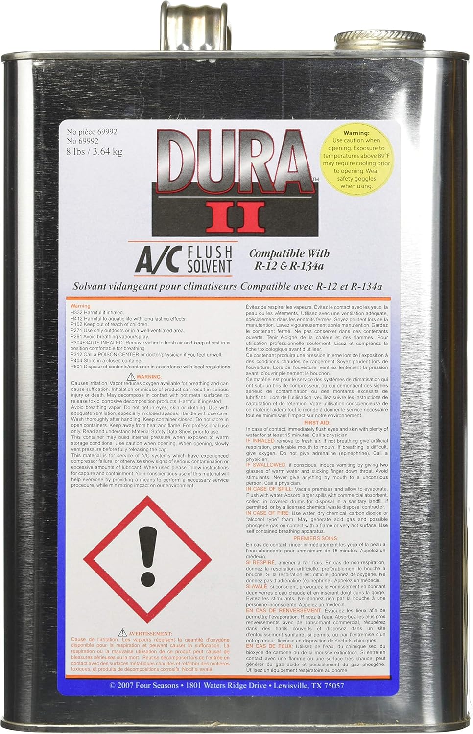 Four Seasons 69992 1 Gallon Dura Flush Solvent