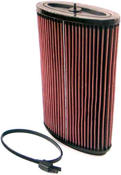 K&N Engine Air Filter: Increase Power & Towing, Washable, Premium, Replacement Air Filter: Compatible with 2005-2017 TOYOTA/FORD (Hilux, Fortuner, Hilux Vigo, Vigo, Ranger), E-2296