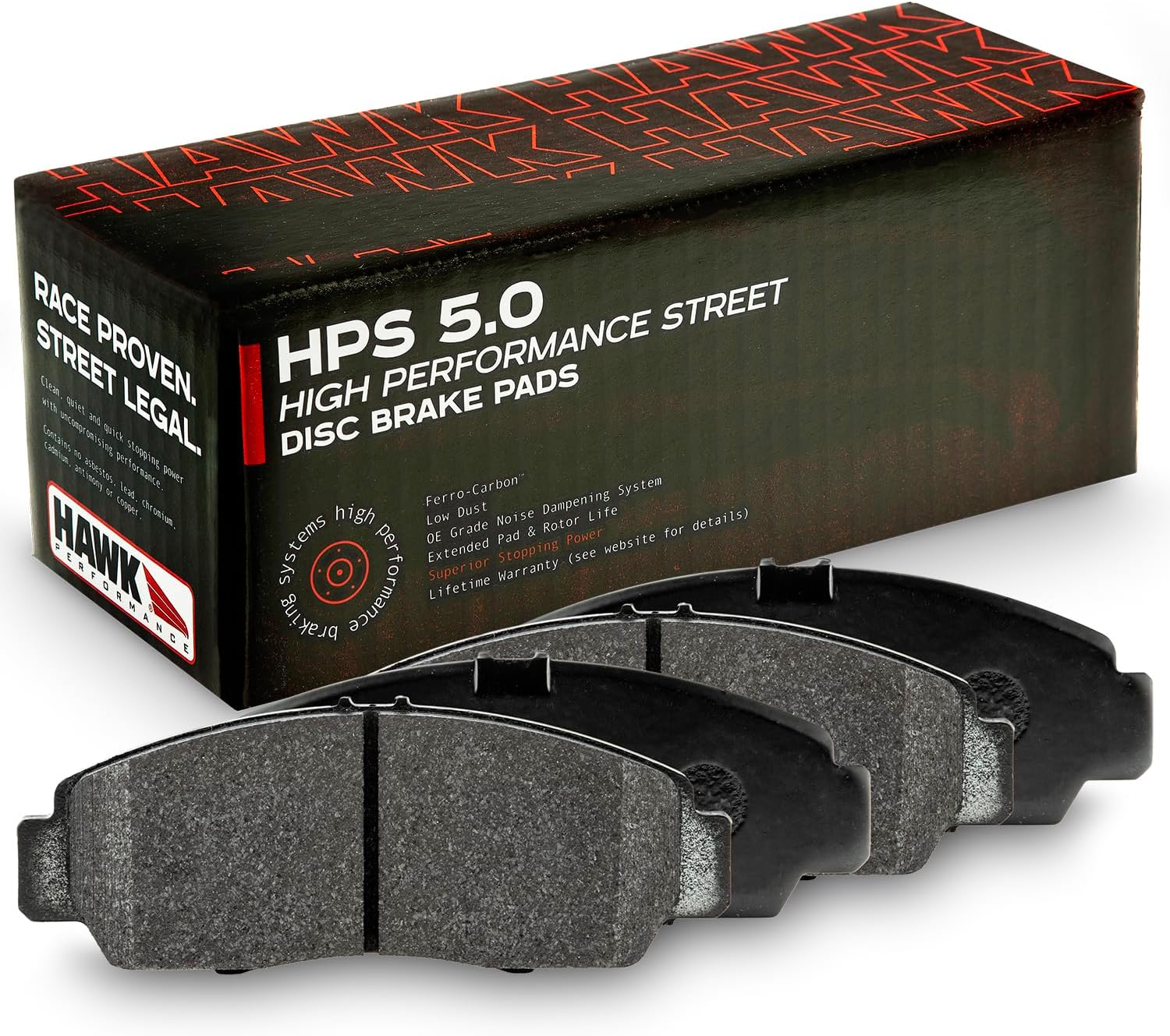 Hawk Performance HB557F.545 HPS Performance Street Brake Pads