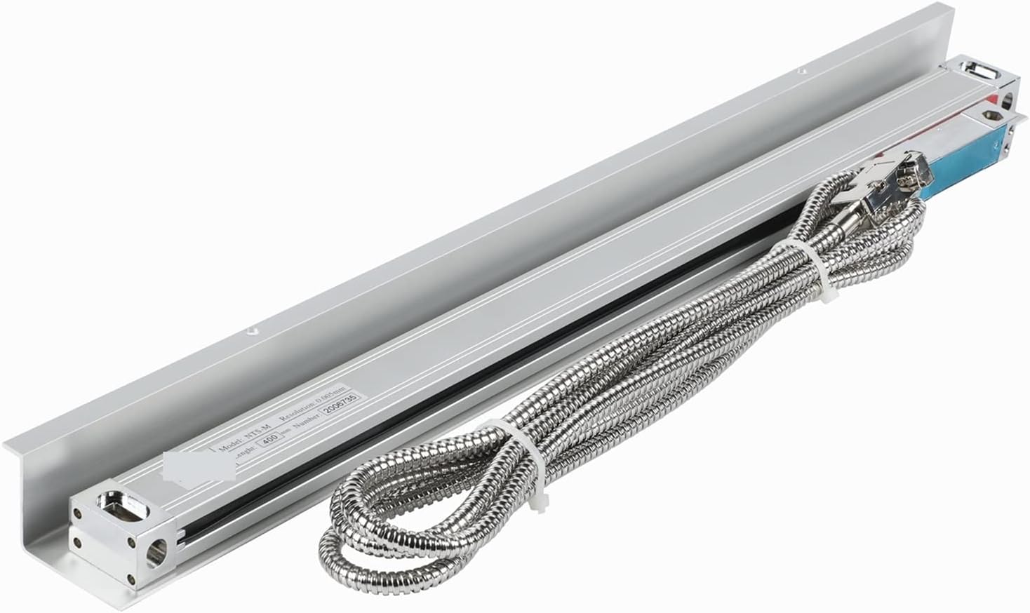 High Precision Milling Lathe Grinder Linear Glass Scale 450mm-1000mm TTL 5um 5VDC Grating Ruler Encoder Sensor Displacement Practical and Reliable(650mm travel)