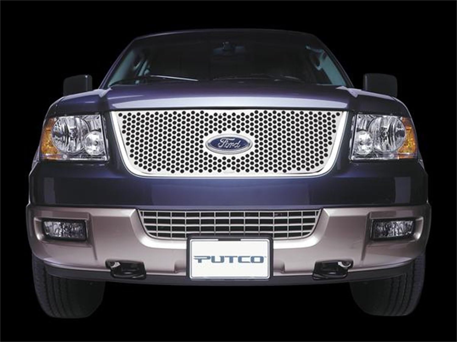 Putco 84165 Punch Stainless Steel Grille for Select Ford Models