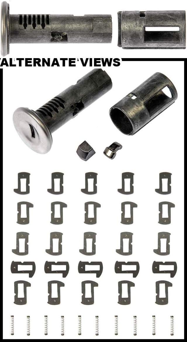 APDTY 035829 Ignition Lock Cylinder Repair Kit (New Cylinder & Tumblers)