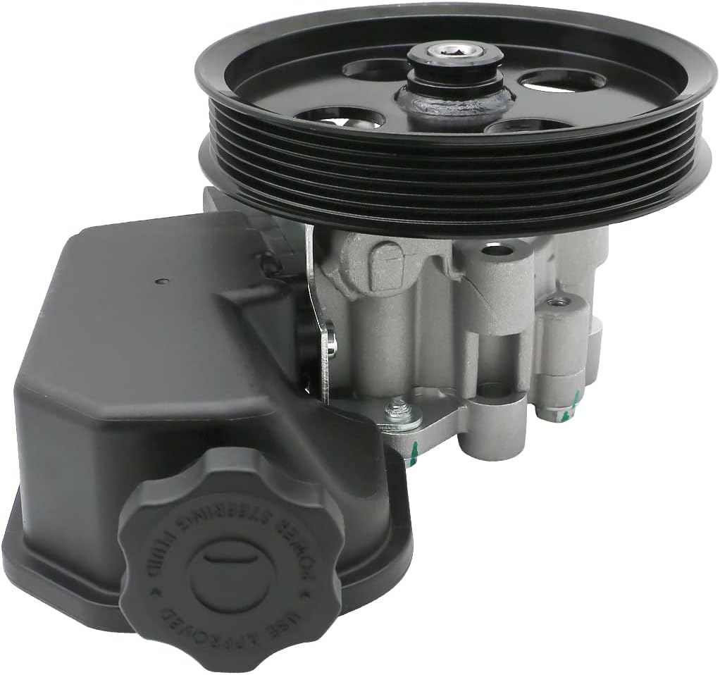 Chefull 20-2205 Power Steering Pump with Pulley & Reservoir Replacement for 2008-2010 Jeep Commander Grand Cherokee 3.7L 4.7L,Power Assist Pump Assembly