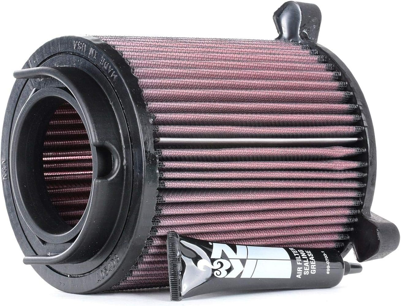 K&N Engine Air Filter: Increase Power & Acceleration, Washable, Premium, Replacement Car Air Filter: Compatible with 2003-2016 VOLKSWAGEN/SEAT/SKODA/AUDI (See Description for select models), E-2014